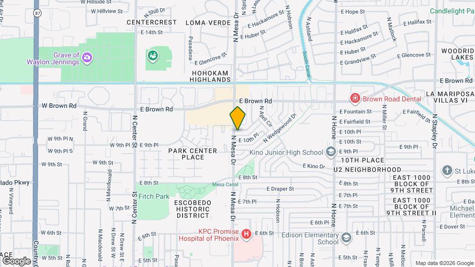 409 E Fairfield St, Unit B Mapa y Detalles de la Ubicación