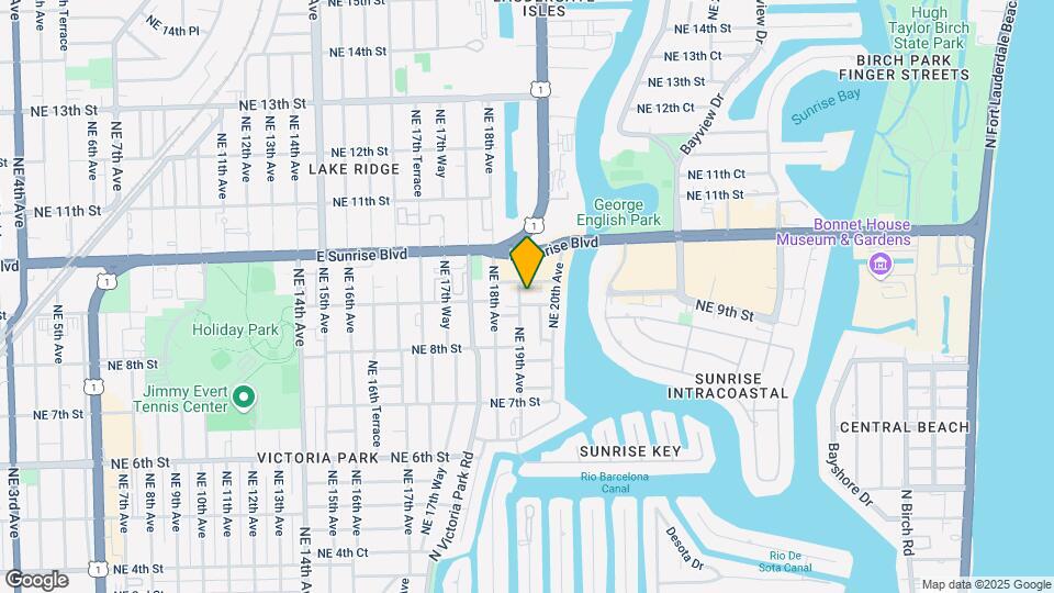 1911 NE 8th Ct Map and Location Details