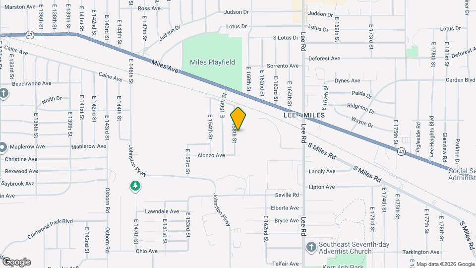 4429 E 158th St Map and Location Details