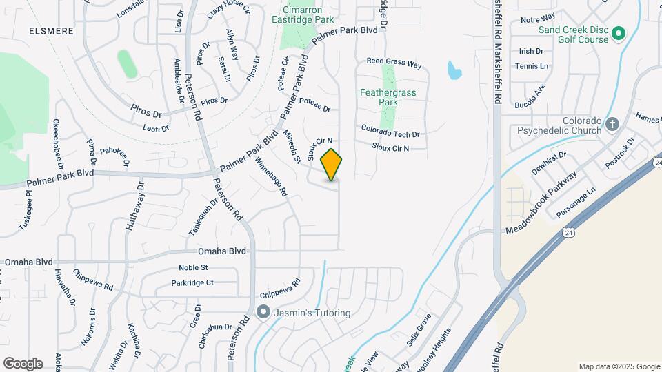 7284 Sioux Cir S Map and Location Details