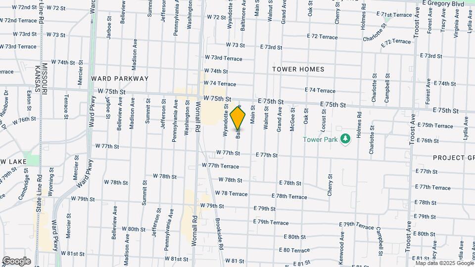 7624 Baltimore Ave Map and Location Details