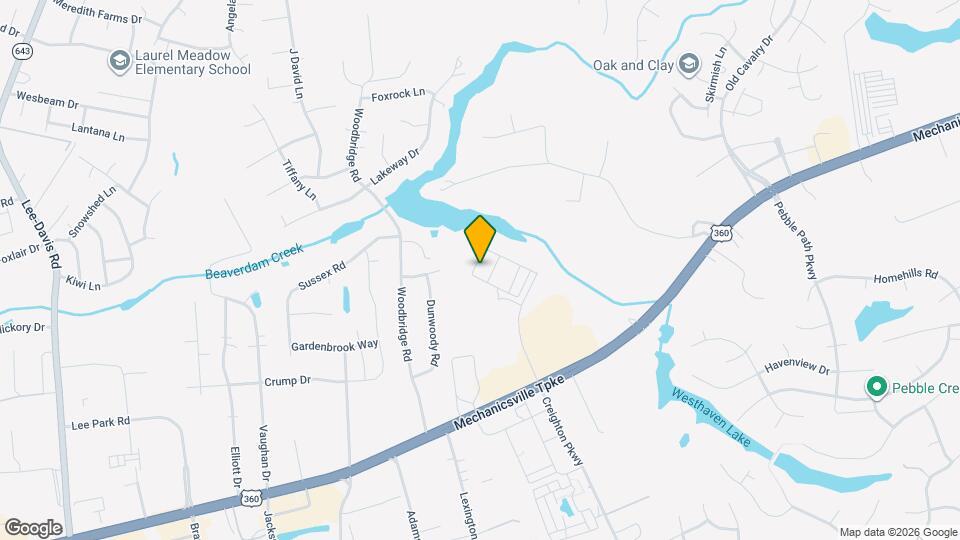 8127 Creekside Village Dr Map and Location Details