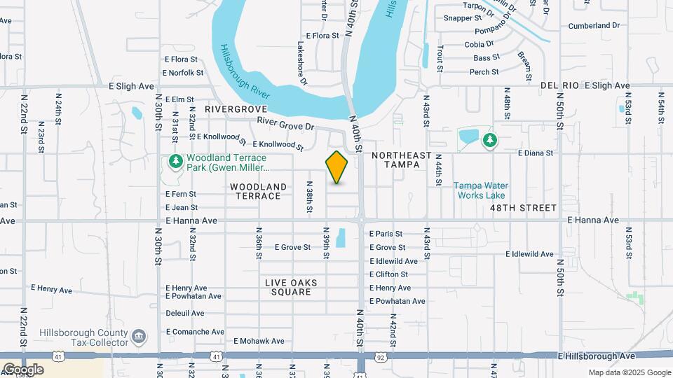 3910 E Fern St Map and Location Details