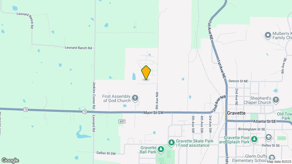 818 Baker St NW Map and Location Details