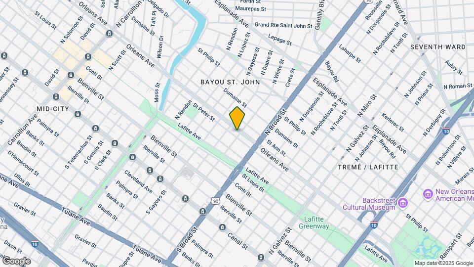2804 Orleans Ave Map and Location Details