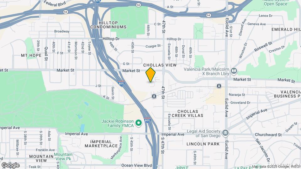 4576 Borner St Map and Location Details