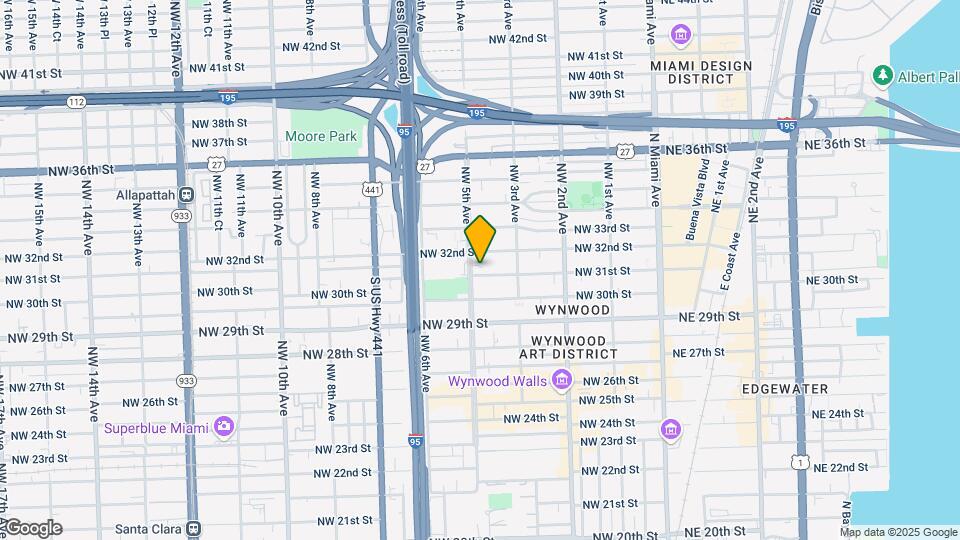 3101 NW 5th Ave Map and Location Details