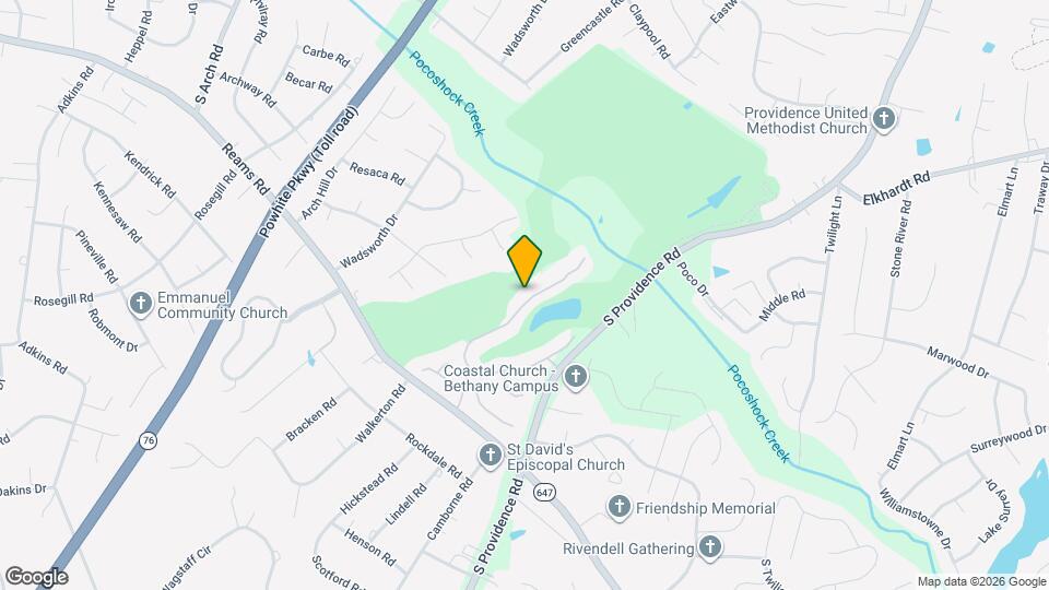 1252 Providence Knoll Dr Map and Location Details
