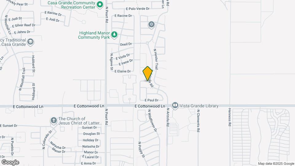 1633 E Evelyn Dr Map and Location Details