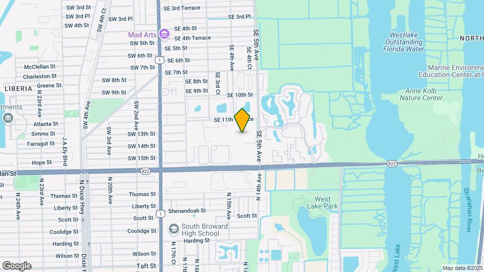 405 SE 14th St Mapa y Detalles de la Ubicación