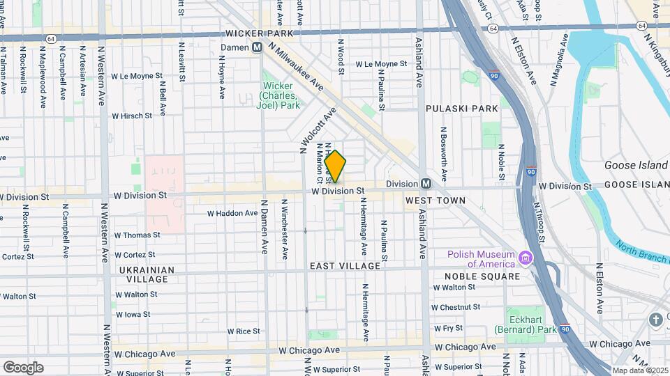1812-1814 W Division St Map and Location Details