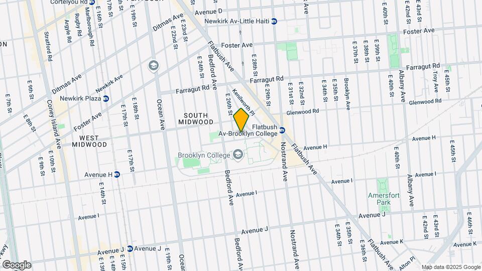 724 E 27th St Map and Location Details