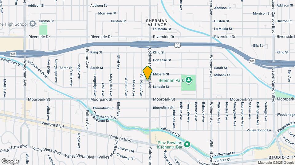 12905 Landale St Map and Location Details