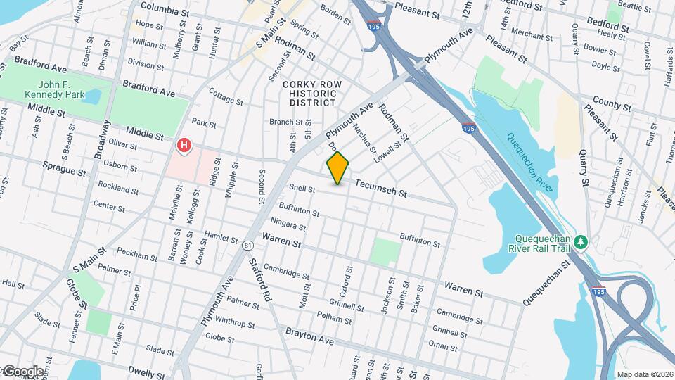 176 Snell St Map and Location Details