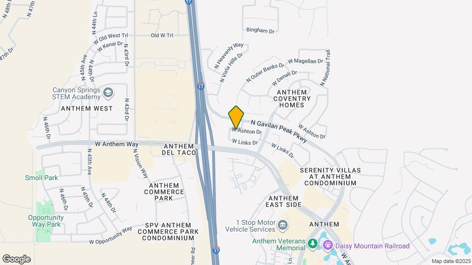 3865 W Ashton Dr Map and Location Details