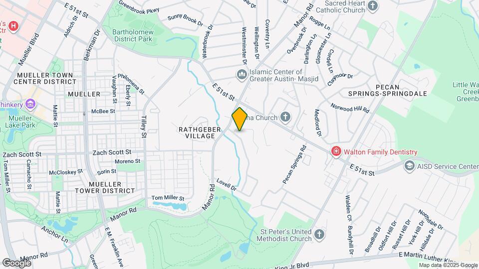 4805 Creekwood Rd Map and Location Details