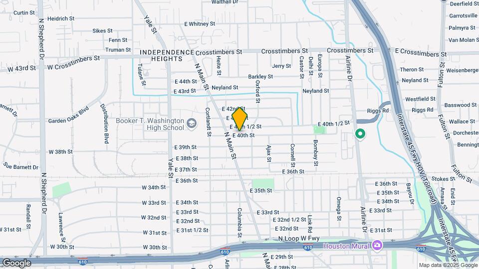 503 E 40th 1/2 St Map and Location Details