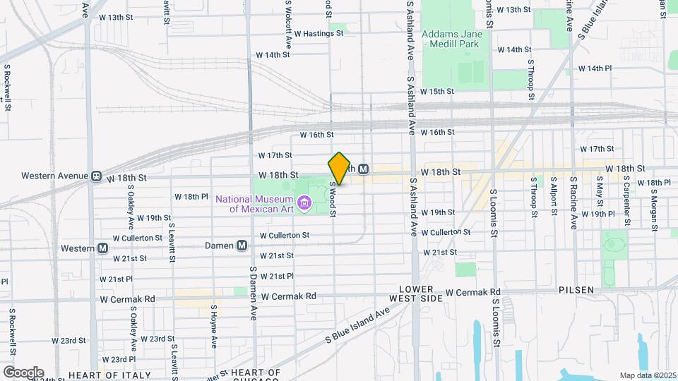 1752-1754 W 18th Pl Mapa y Detalles de la Ubicación