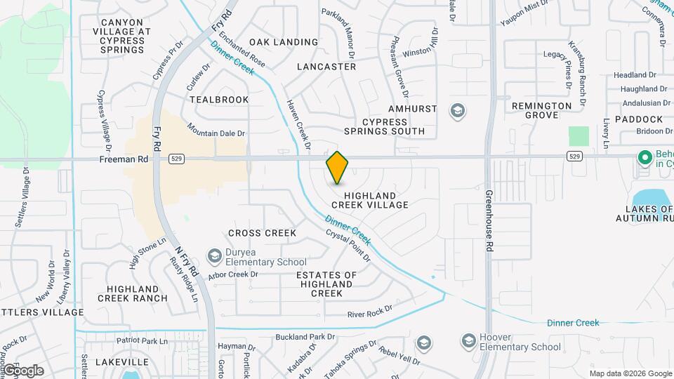 19818 Packwood Dr Map and Location Details