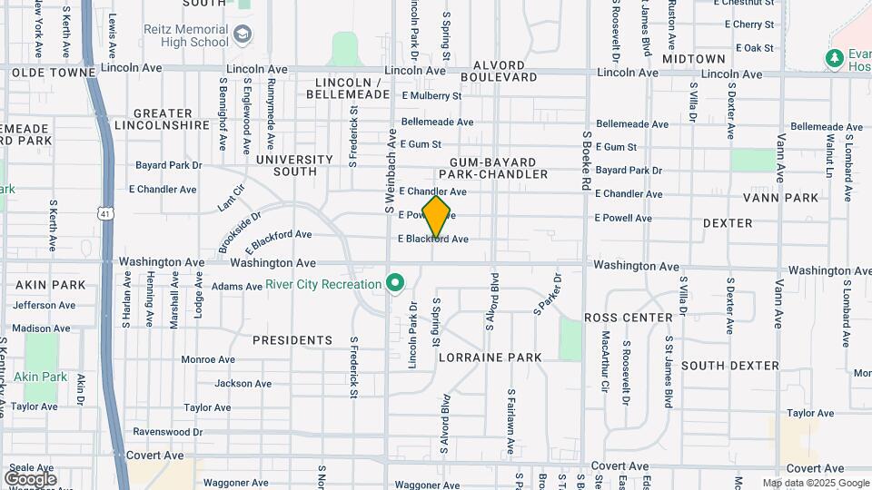 950 S Spring St Map and Location Details