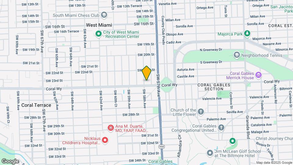 2331 SW 58th Ave Map and Location Details