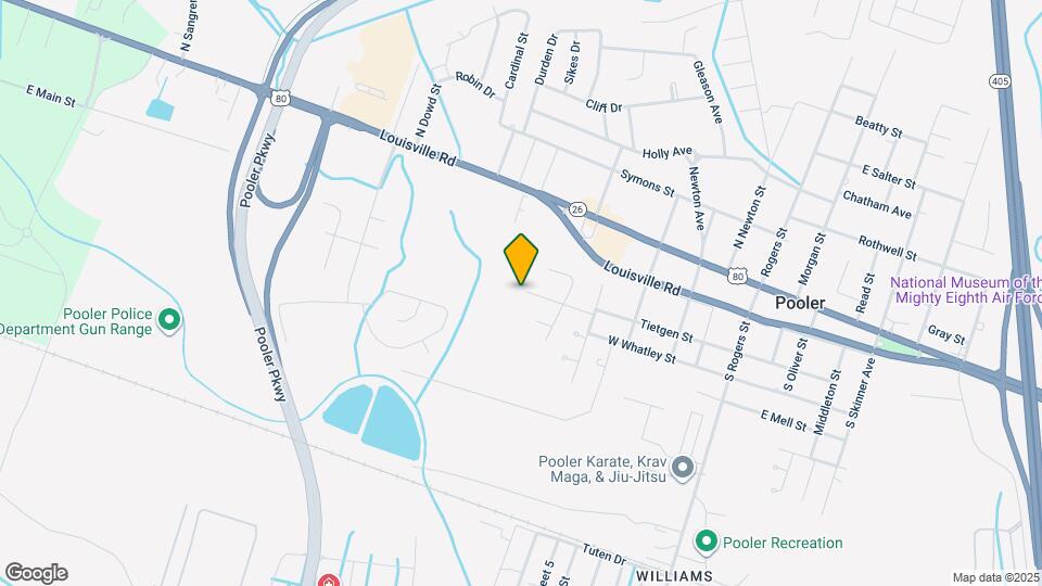 615 W Tietgen St Map and Location Details