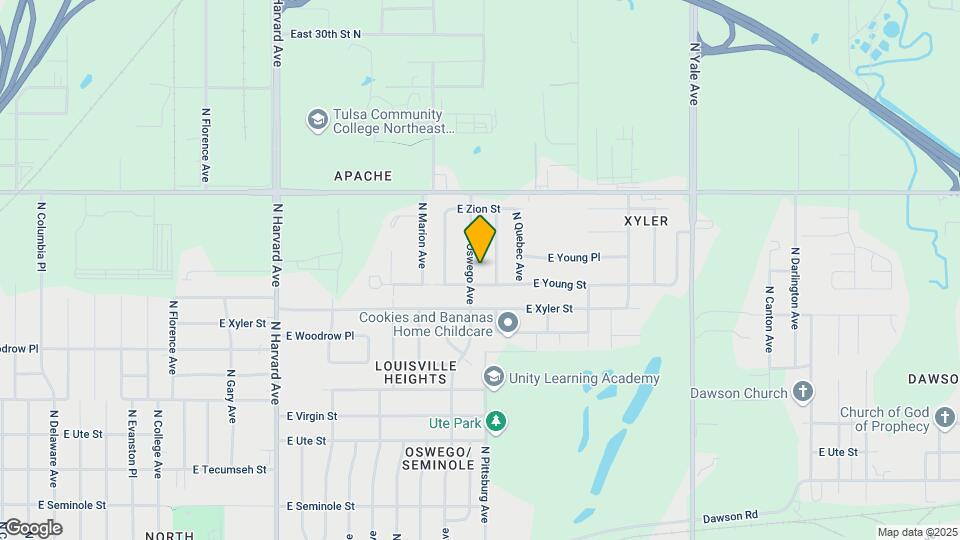 2413 N Oswego Ave Map and Location Details