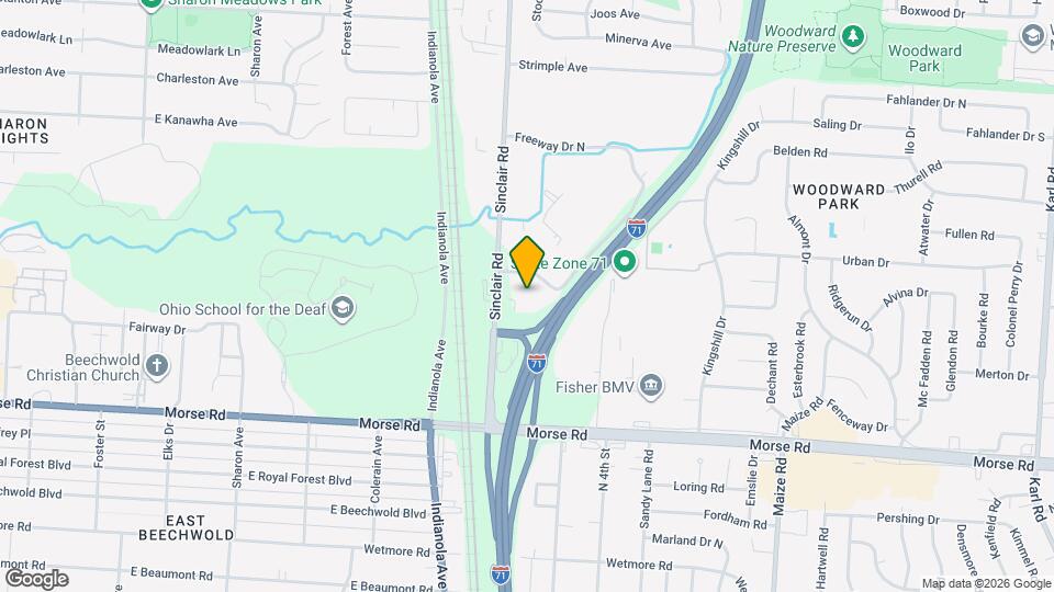 4900 Sinclair Rd Map and Location Details