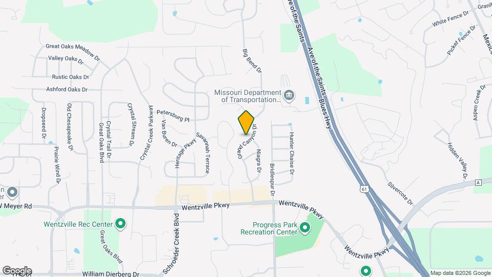 1233 Grand Canyon Dr Map and Location Details