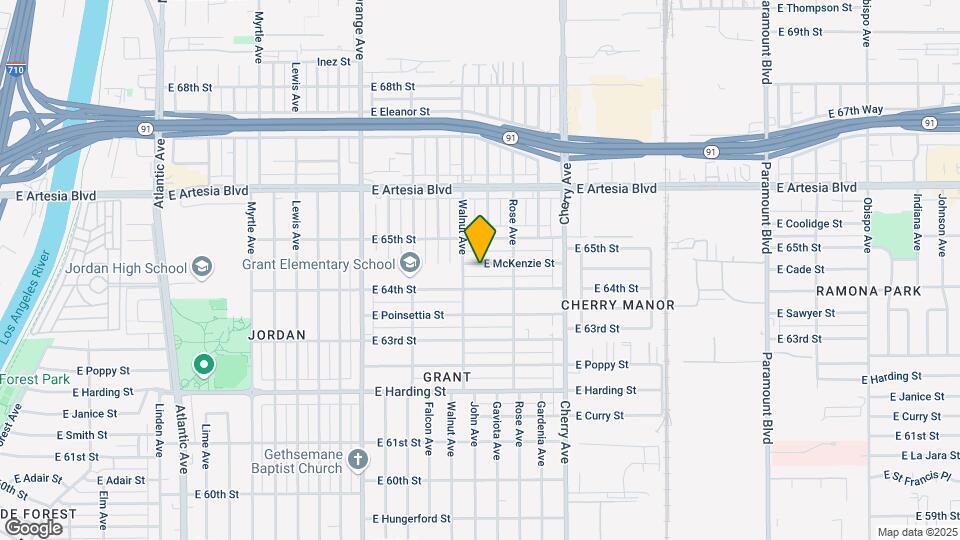 1630 E McKenzie St Mapa y Detalles de la Ubicación