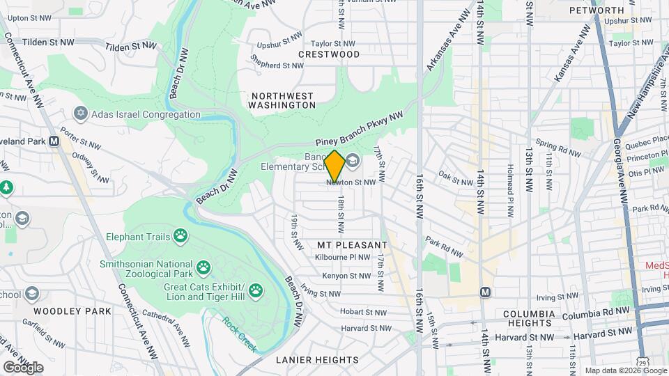 1808 Newton St NW, Unit 3 Mapa y Detalles de la Ubicación