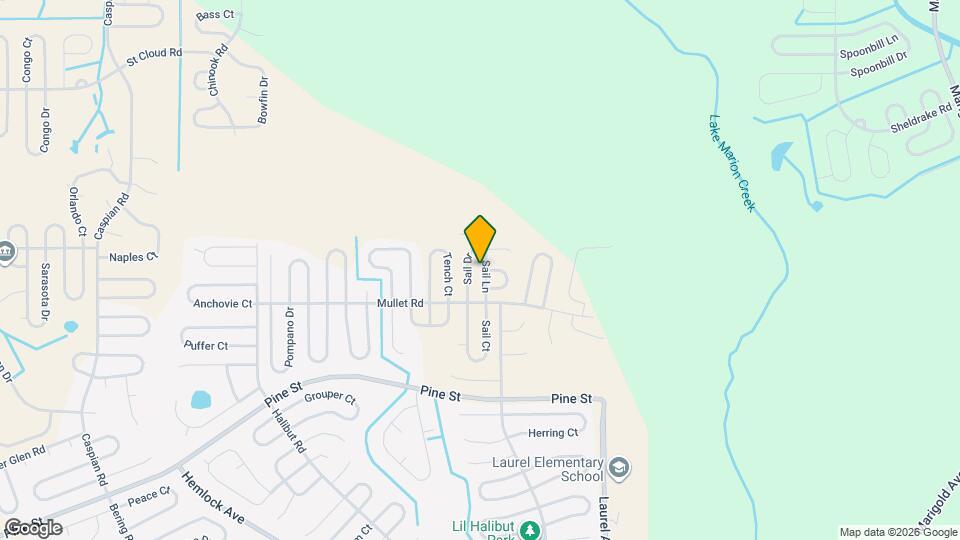 1612 Sail Ln Mapa y Detalles de la Ubicación