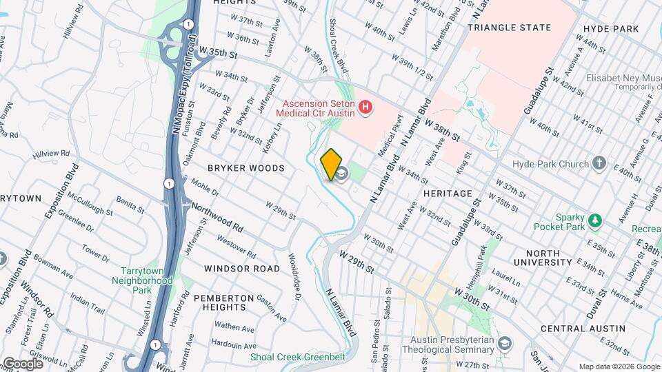 1111 W 31st St Map and Location Details