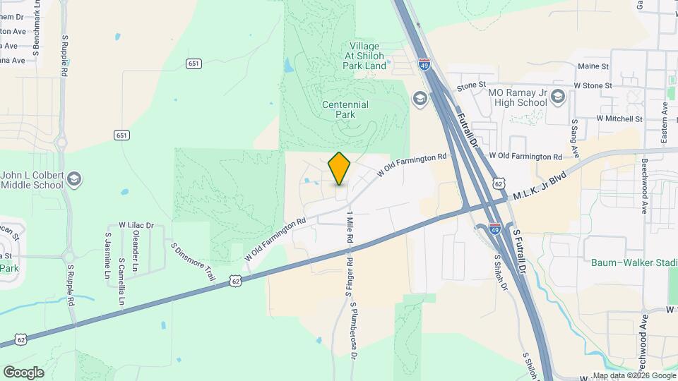 851 S One Mile Rd Mapa y Detalles de la Ubicación