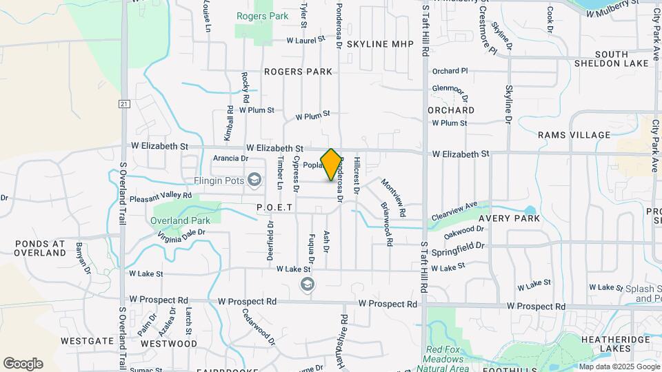2405 Tamarac Dr Map and Location Details