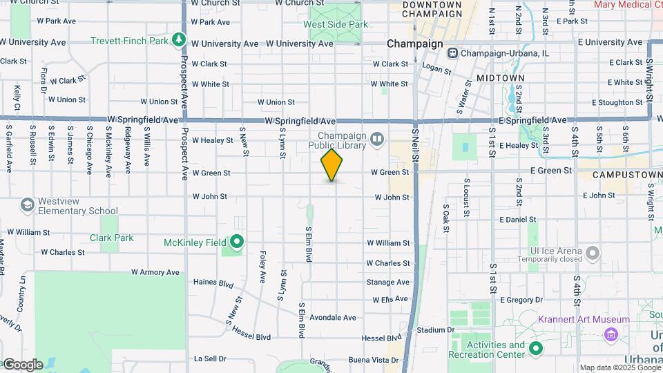 605 S Prairie St Mapa y Detalles de la Ubicación