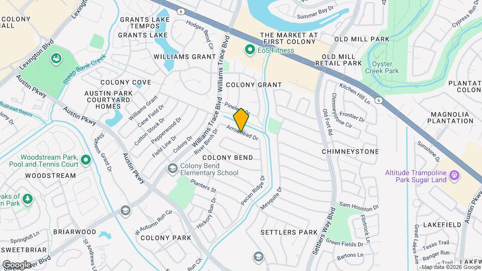 2906 Arrowhead Dr Map and Location Details