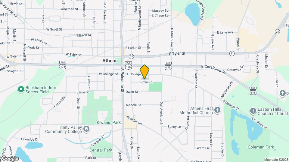 409 Royal St Map and Location Details