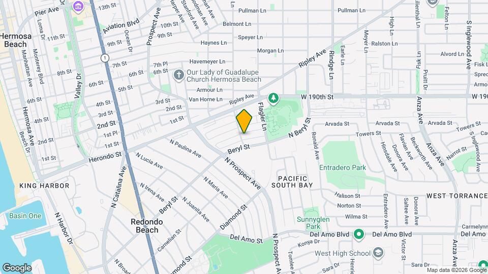 1302 Amethyst St, Unit B Mapa y Detalles de la Ubicación