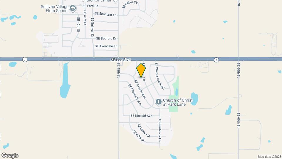 1323 SE Clover Ln Map and Location Details