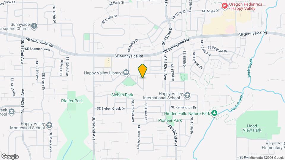 13821 SE Red Sunset Ave Map and Location Details