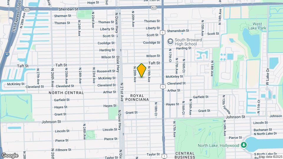 1928 Mckinley St Map and Location Details