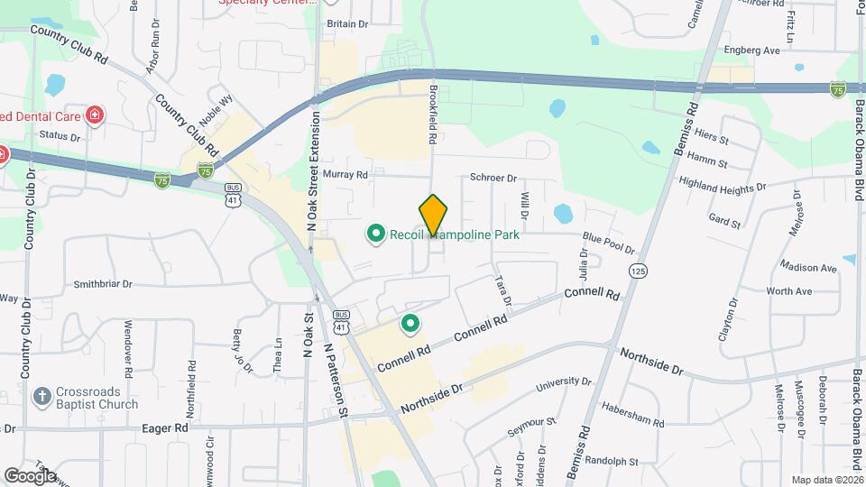 341 Brookfield Rd Map and Location Details