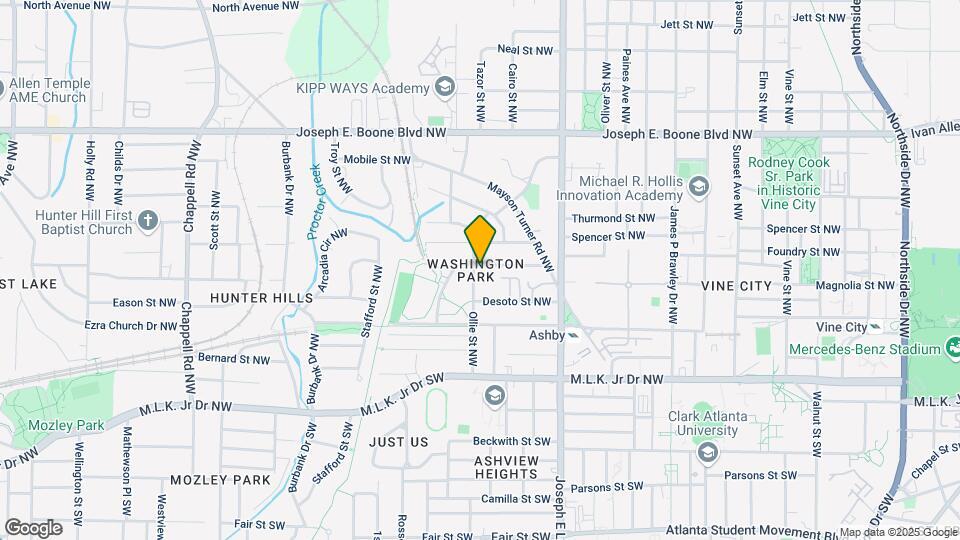 1016 Michigan Ave NW Map and Location Details