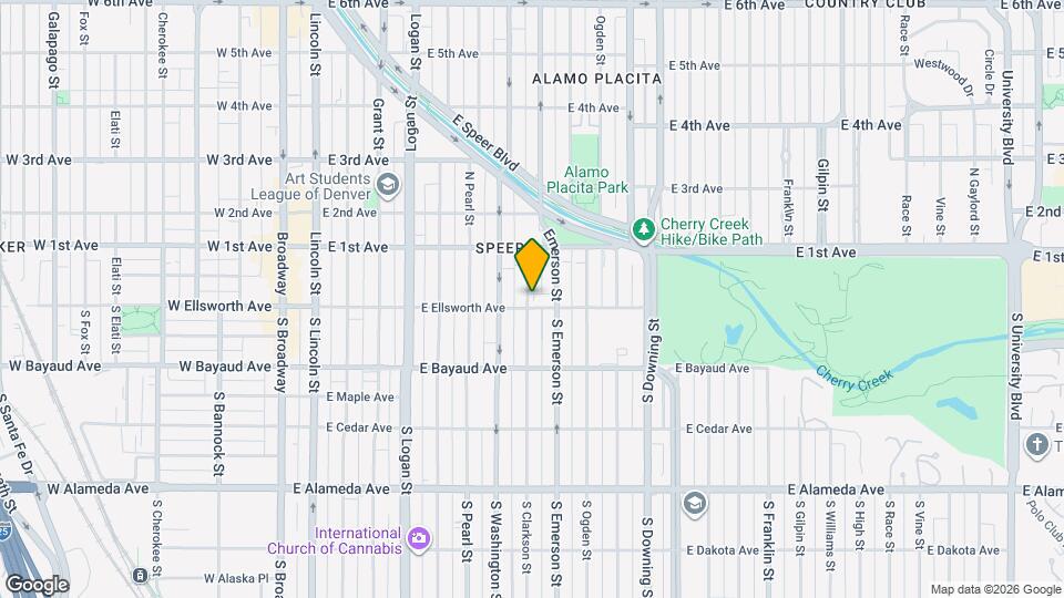 803 E Ellsworth Ave Map and Location Details