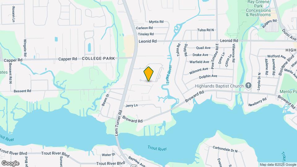 2859 Centerwood Dr N Map and Location Details