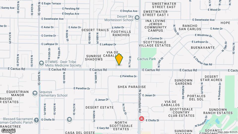 12207 N 70th St Map and Location Details