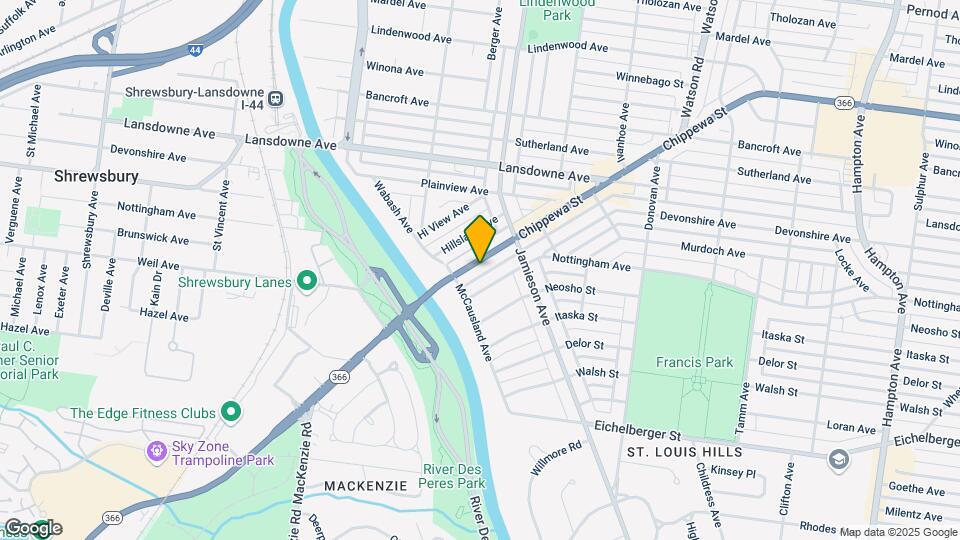 6948 Chippewa St Map and Location Details