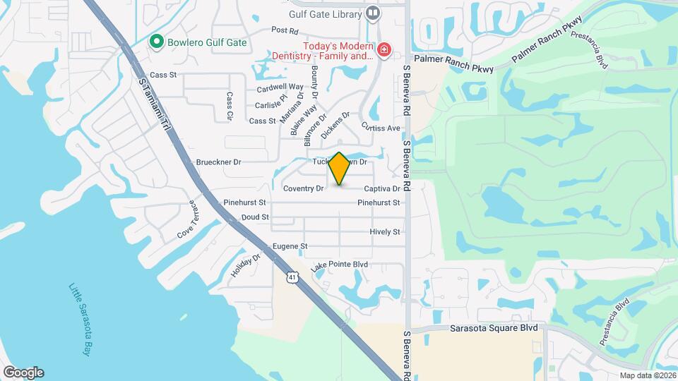 2876 Captiva Dr Mapa y Detalles de la Ubicación