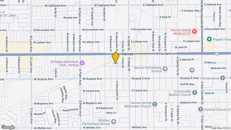 179-191 S Alessandro St Mapa y Detalles de la Ubicación